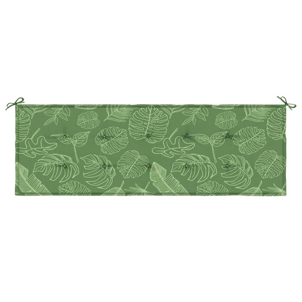 Възглавница за пейка 150x50x4 см с десен листа — оксфорд плат - Image 4