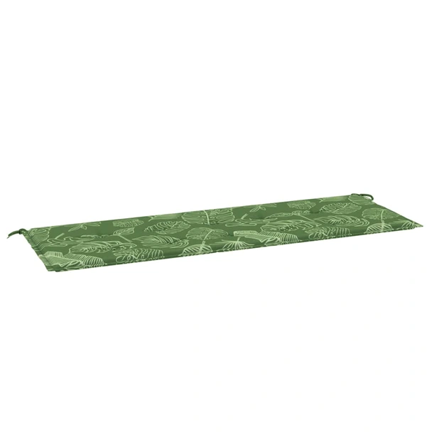 Възглавница за пейка 150x50x4 см с десен листа — оксфорд плат - Image 2