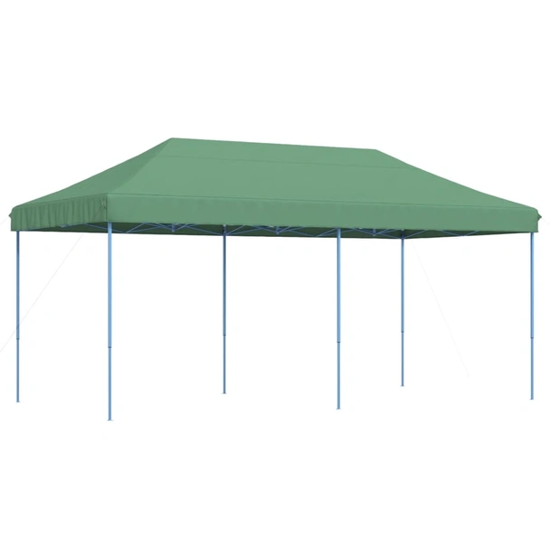 Pop-up парти шатра 5,8 x 2,9 м зелена — оксфорд с PVC — стоманена рамка - Image 2