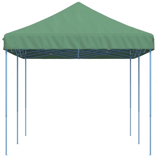 Pop-up парти шатра 5,8 x 2,9 м зелена — оксфорд с PVC — стоманена рамка - Image 5