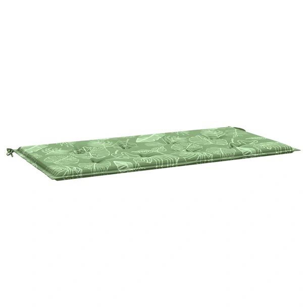 Възглавница за пейка 120x50x4 см с десен листа — оксфорд плат - Image 2