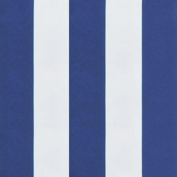 Възглавница за пейка 100x50x7 см — синьо-бяло райе — оксфорд плат - Image 6