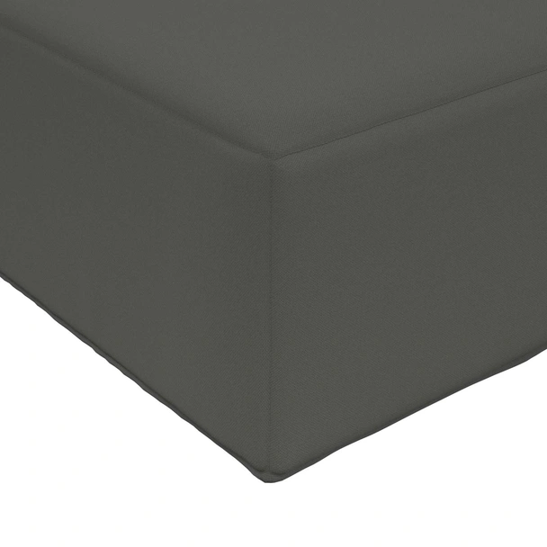 Възглавница за пейка 115 x 40 x 8 см антрацит — полиестер - Image 6