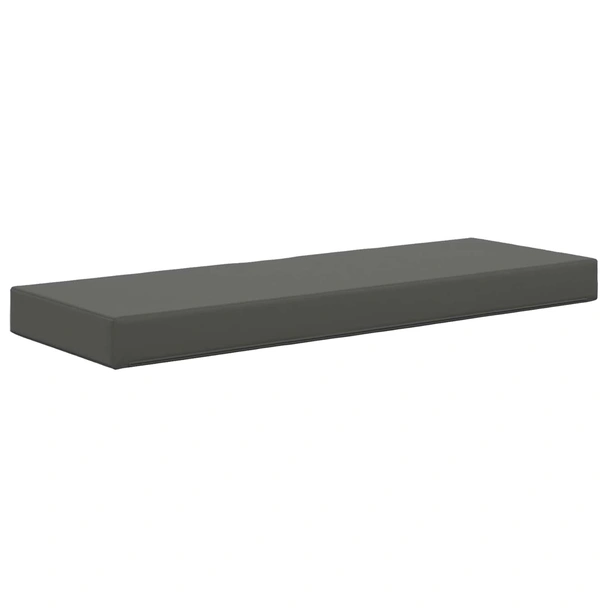 Възглавница за пейка 115 x 40 x 8 см антрацит — полиестер - Image 5
