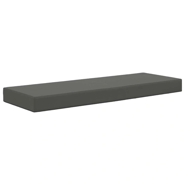 Възглавница за пейка 115 x 40 x 8 см антрацит — полиестер - Image 2