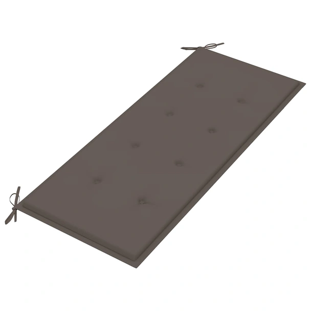 Градинска пейка 120x50x90 см кафява — акация масив — таупе (4 см) - Image 5