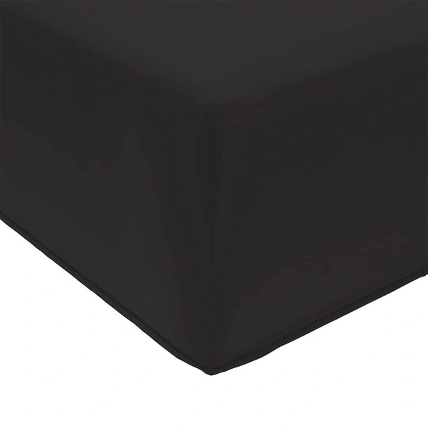 Възглавница за седалка 80x40x8 см черна — полиестер - Image 6