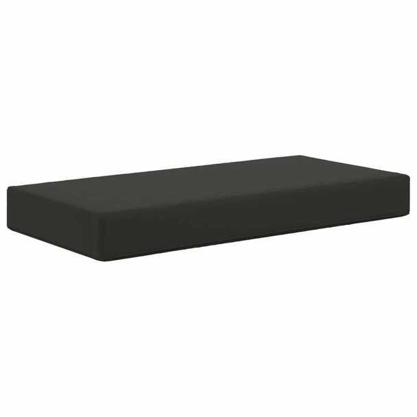 Възглавница за седалка 80x40x8 см черна — полиестер - Image 5