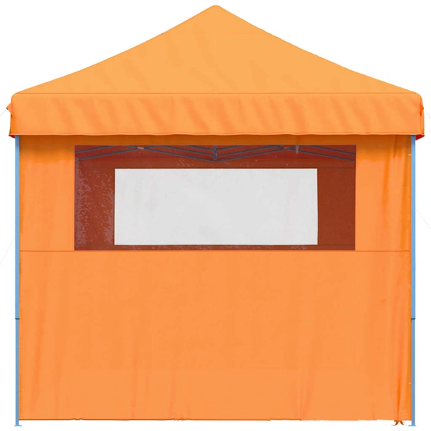 Pop-up парти шатра 5,8 x 2,9 м оранжева — оксфорд с PVC — 4 стени — стомана - Image 5
