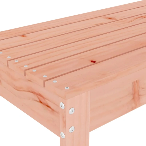 Градинска пейка 80×38×45 см кафява — дугласко дърво масив - Image 6