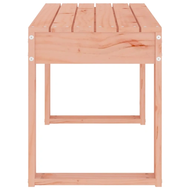 Градинска пейка 80×38×45 см кафява — дугласко дърво масив - Image 4