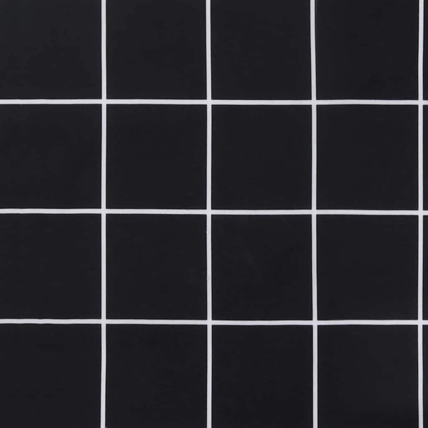 Възглавница за пейка 120x50x4 см черно каре — оксфорд плат - Image 6