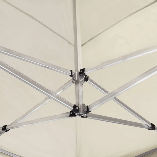 Парти шатра 6 x 3 м кремава — оксфорд с PVC — със стени — алуминий - Image 10