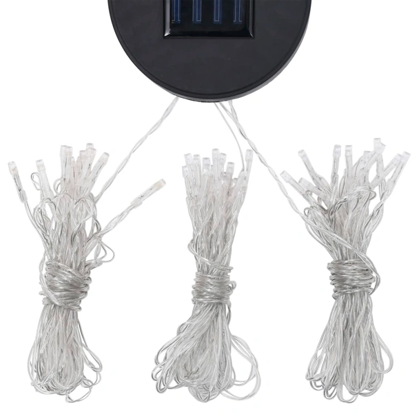 Шатра 4 x 3 м кремава — полиестер 180 г/м² — комарник и LED — стомана - Image 10