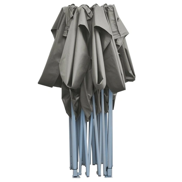 Pop-up шатра 4,3 x 2,9 м антрацит — оксфорд PVC — стоманена рамка - Image 3