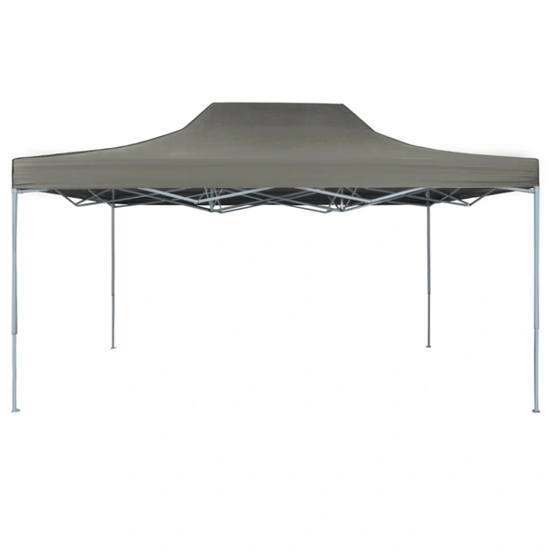 Pop-up шатра 4,3 x 2,9 м антрацит — оксфорд PVC — стоманена рамка - Image 2