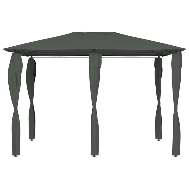 Шатра 3 x 4 м антрацит — текстил 160 г/м² — покривала на стълбове - Image 2