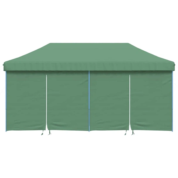 Pop-up парти шатра 5,8 x 2,9 м зелена — оксфорд с PVC — 4 стени — стомана - Image 3
