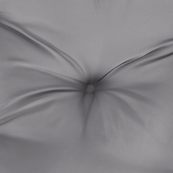 Възглавница за пейка 150x50x7 см сива — оксфорд плат - Image 5