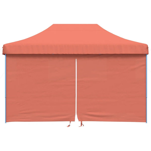 Pop-up парти шатра 4,4 x 2,9 м теракота — оксфорд с PVC — 4 стени — стомана - Image 3