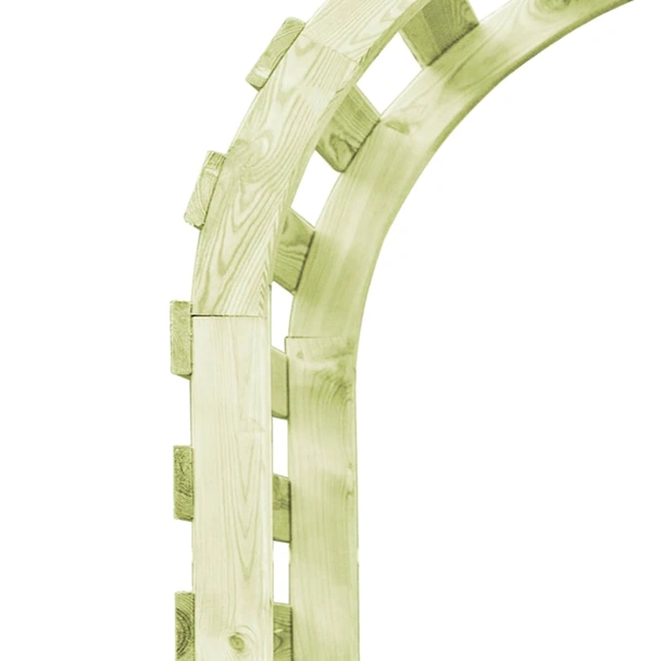 Градинска пергола, 130x60x230 см, импрегниран бор-VL49040 - Image 4