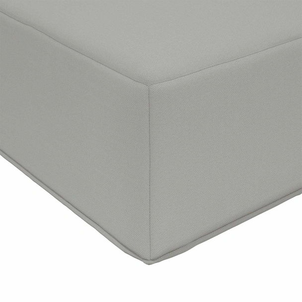 Възглавница за седалка 40x40x8 см сива — полиестер - Image 6
