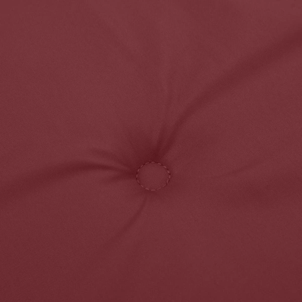 Възглавница за пейка 180x50x7 см меланж виненочервена — полиестер - Image 6