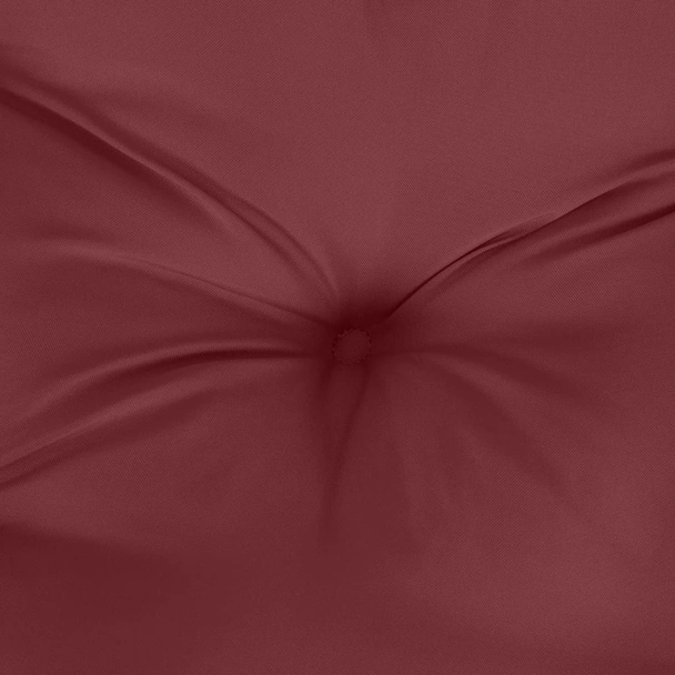 Възглавници за пейка 100x50x7 см виненочервени — комплект 2 бр - Image 7