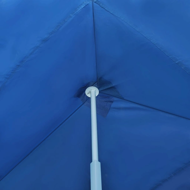 Сгъваема парти шатра 8,7 x 2,9 м синя — оксфорд PVC — 8 стени — стомана - Image 8