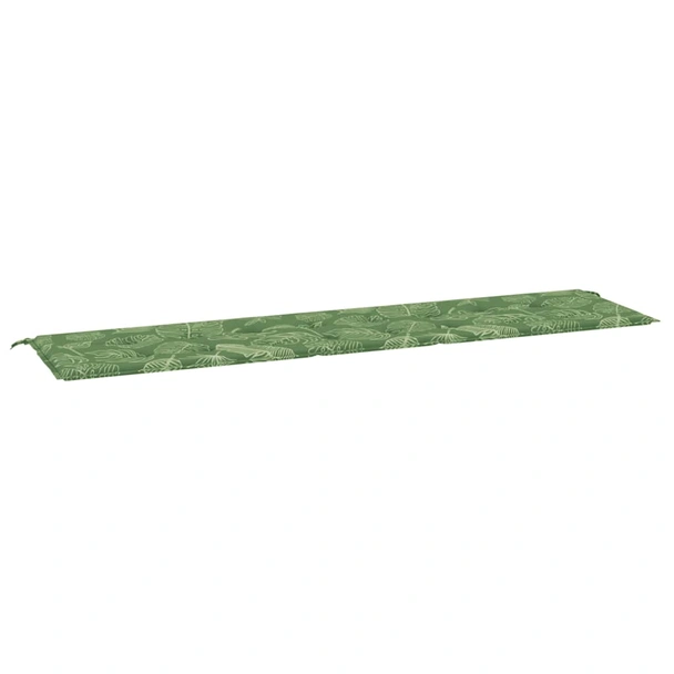 Възглавница за пейка 200x50x4 см десен листа — оксфорд плат - Image 2