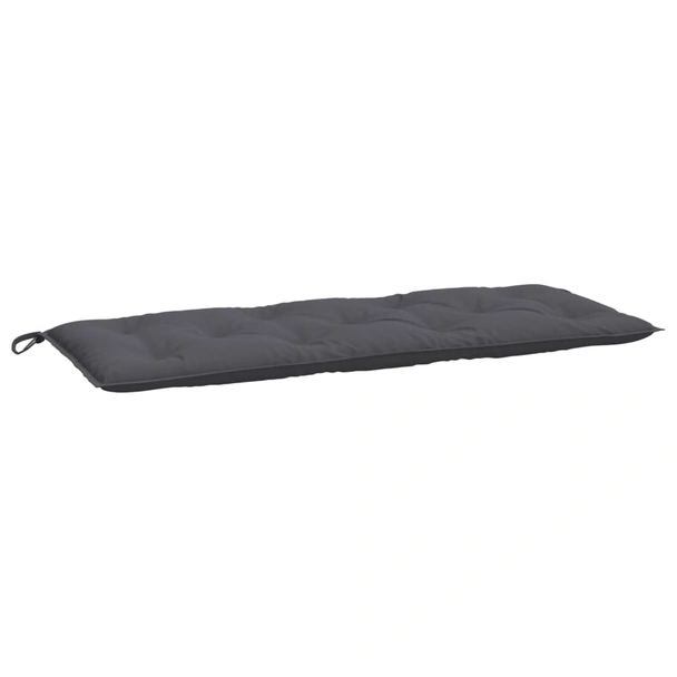 Възглавница за пейка 120x50x7 см антрацит — оксфорд плат - Image 2