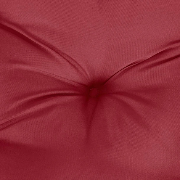 Възглавница за пейка виненочервена 180x(50+50)x7 см оксфорд L-форма - Image 6
