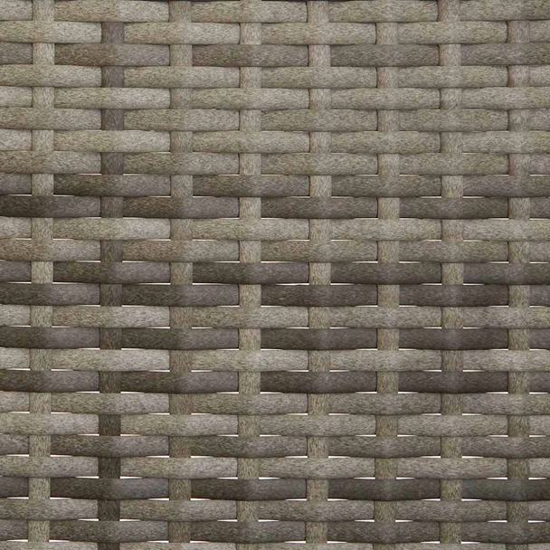 Градинска пейка 3-местна 140 × 51 × 85 см сива — PE ратан — с възглавници - Image 8