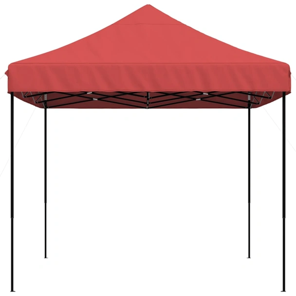 Pop-up парти шатра 4,1 x 2,8 м бордо — оксфорд с PVC — стоманена рамка - Image 4