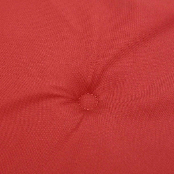 Възглавница за градинска пейка 200x50x4 см червена — оксфорд плат - Image 5
