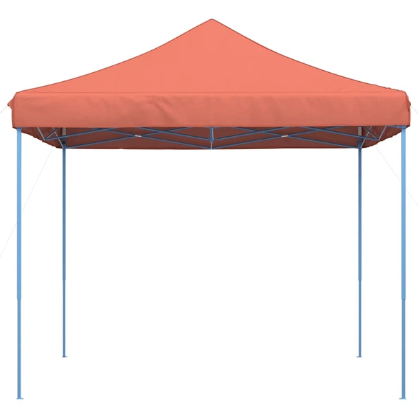 Pop-up парти шатра 2,9 x 2,9 м теракота — оксфорд с PVC — стоманена рамка - Image 4