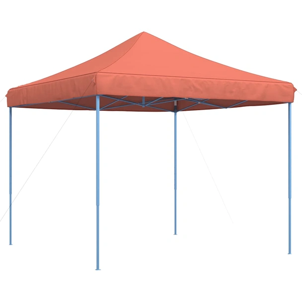 Pop-up парти шатра 2,9 x 2,9 м теракота — оксфорд с PVC — стоманена рамка - Image 2