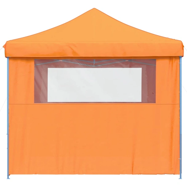 Pop-up парти шатра 2,9 x 2,9 м оранжева — оксфорд с PVC — 4 стени — стомана - Image 5