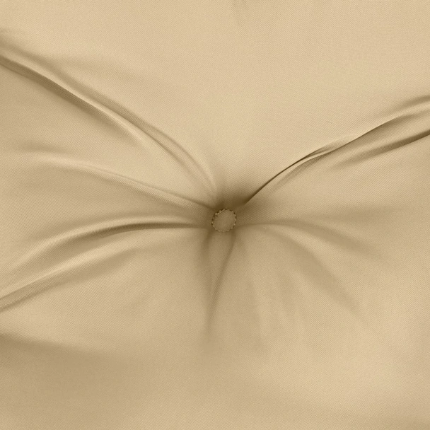 Възглавници за пейка 2 бр 100x50x7 см бежови — 100% полиестер - Image 7