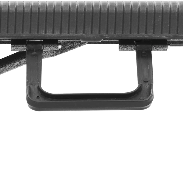 Сгъваеми градински пейки 180 см черни — HDPE — 2 бр — стоманена рамка - Image 9