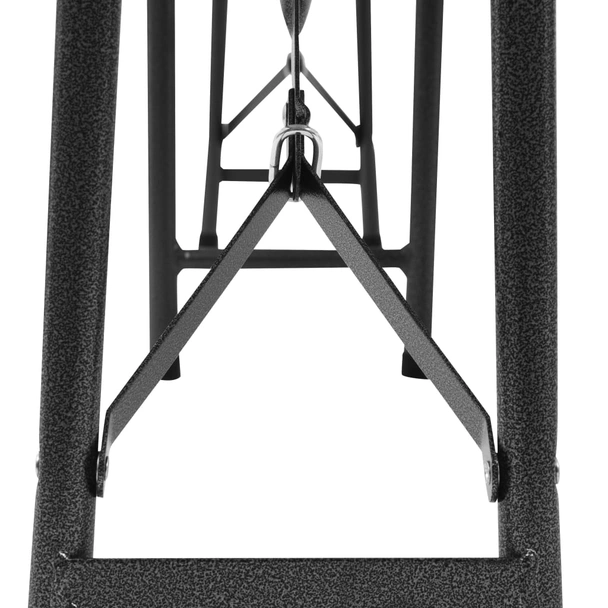 Сгъваеми градински пейки 180 см черни — HDPE — 2 бр — стоманена рамка - Image 7