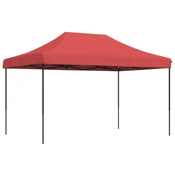 Pop-up парти шатра 4,4 x 2,9 м бордо — оксфорд с PVC — стоманена рамка - Image 2