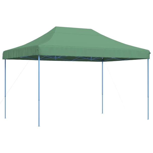 Pop-up парти шатра 4,1 x 2,8 м зелена — оксфорд с PVC — стоманена рамка - Image 2