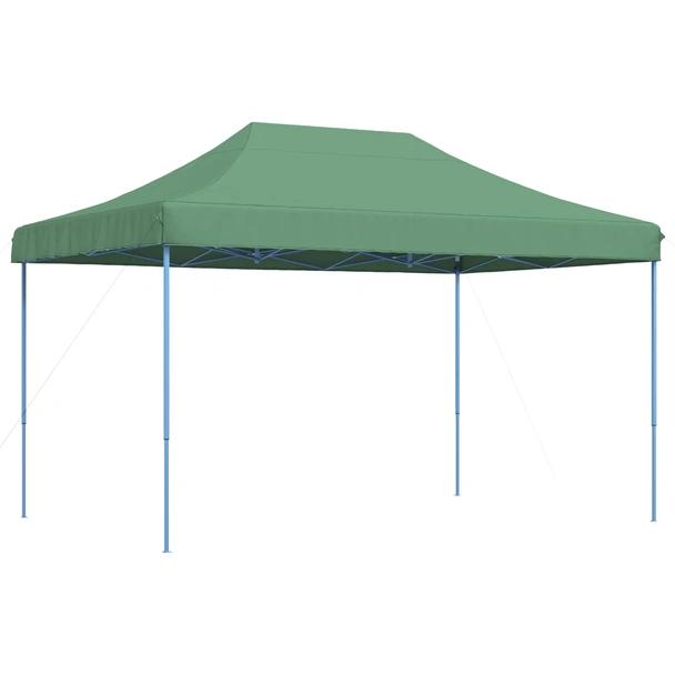 Pop-up парти шатра 4,4 x 2,9 м зелена — оксфорд с PVC — стоманена рамка - Image 2