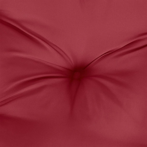 Възглавница за пейка 150x50x7 см виненочервена — оксфорд плат - Image 5