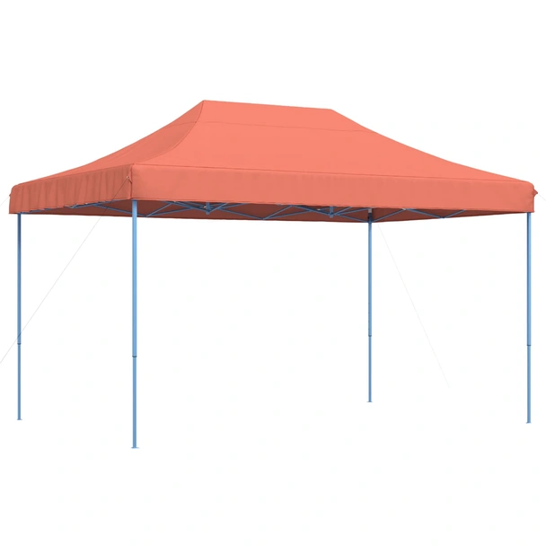 Pop-up парти шатра 4,4 x 2,9 м теракота — оксфорд с PVC — стоманена рамка - Image 2