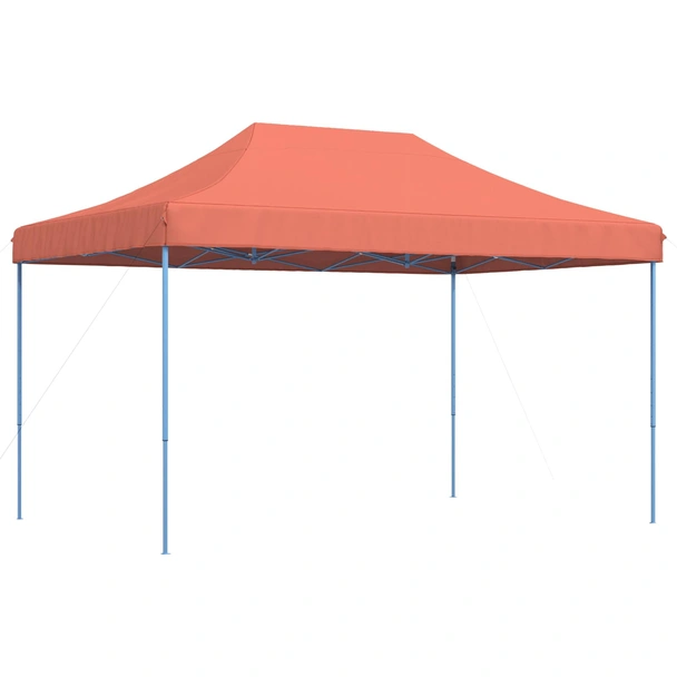 Pop-up парти шатра 4,4 x 2,9 м теракота — оксфорд с PVC — стоманена рамка - Image 5