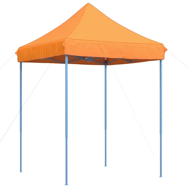 Pop-up парти шатра 2 x 2 м оранжева — оксфорд с PVC — стоманена рамка - Image 2