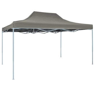 Pop-up шатра 4,3 x 2,9 м антрацит — оксфорд PVC — стоманена рамка