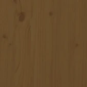 Пейка с 2 саксии 180×36×63 см меденокафява — борово дърво - Thumbnail 8